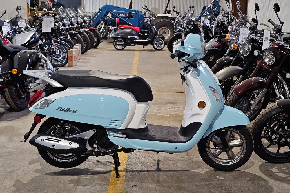 2018 SYM Fiddle iii 200i - Blue/White - Click For OTD Pricing- Available